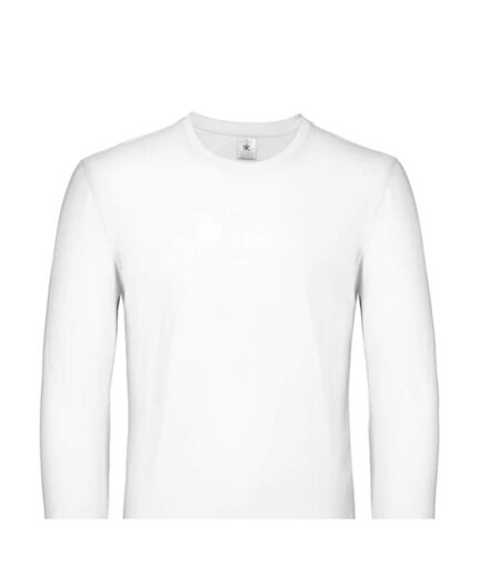 T-shirt Manches Longues #e150 Homme Blanc B&C