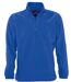 Sweat shirt polaire col zippé - 56000 - bleu roi-2