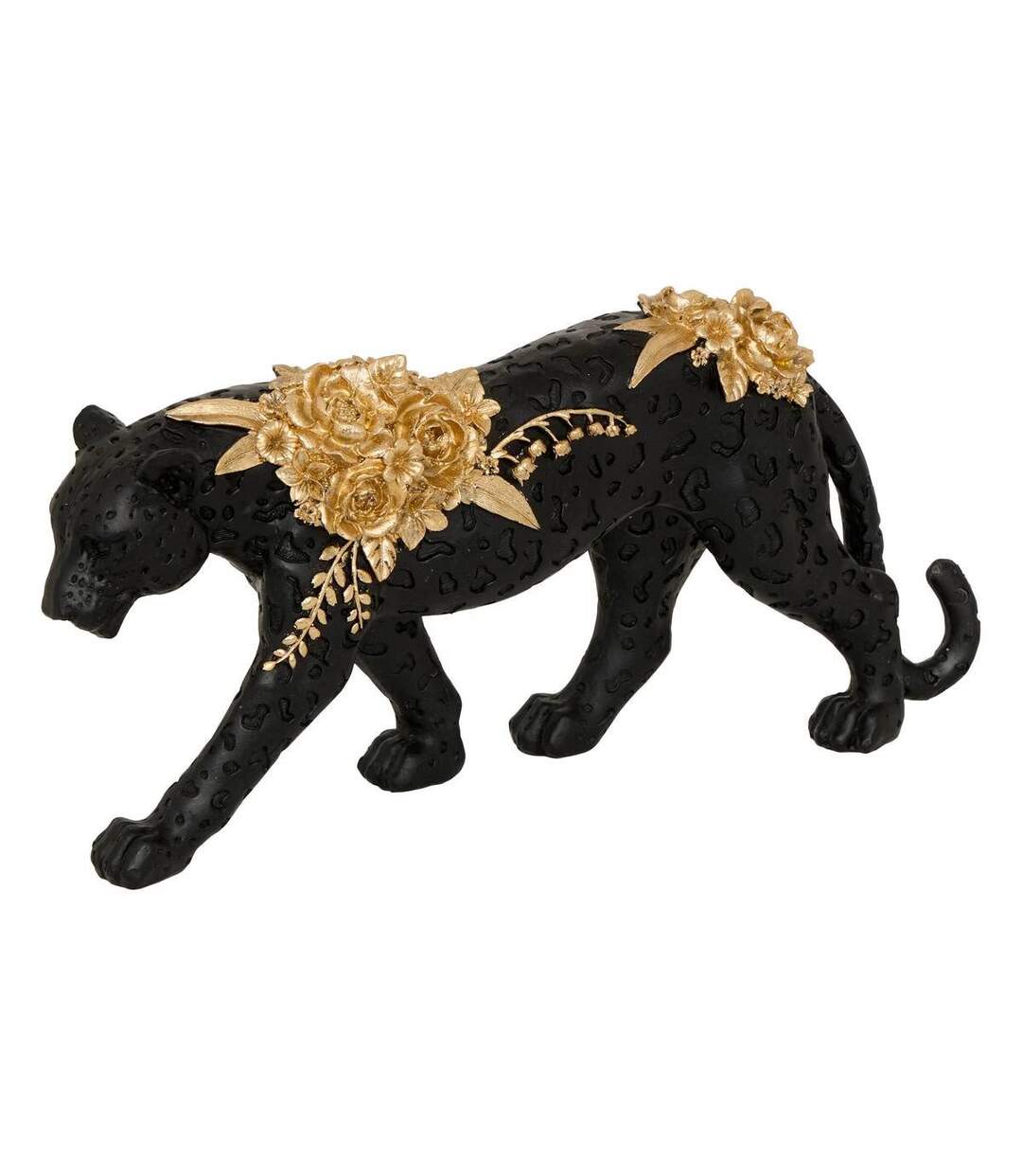 Statuette Panthère en Résine Belli 40cm Noir-1
