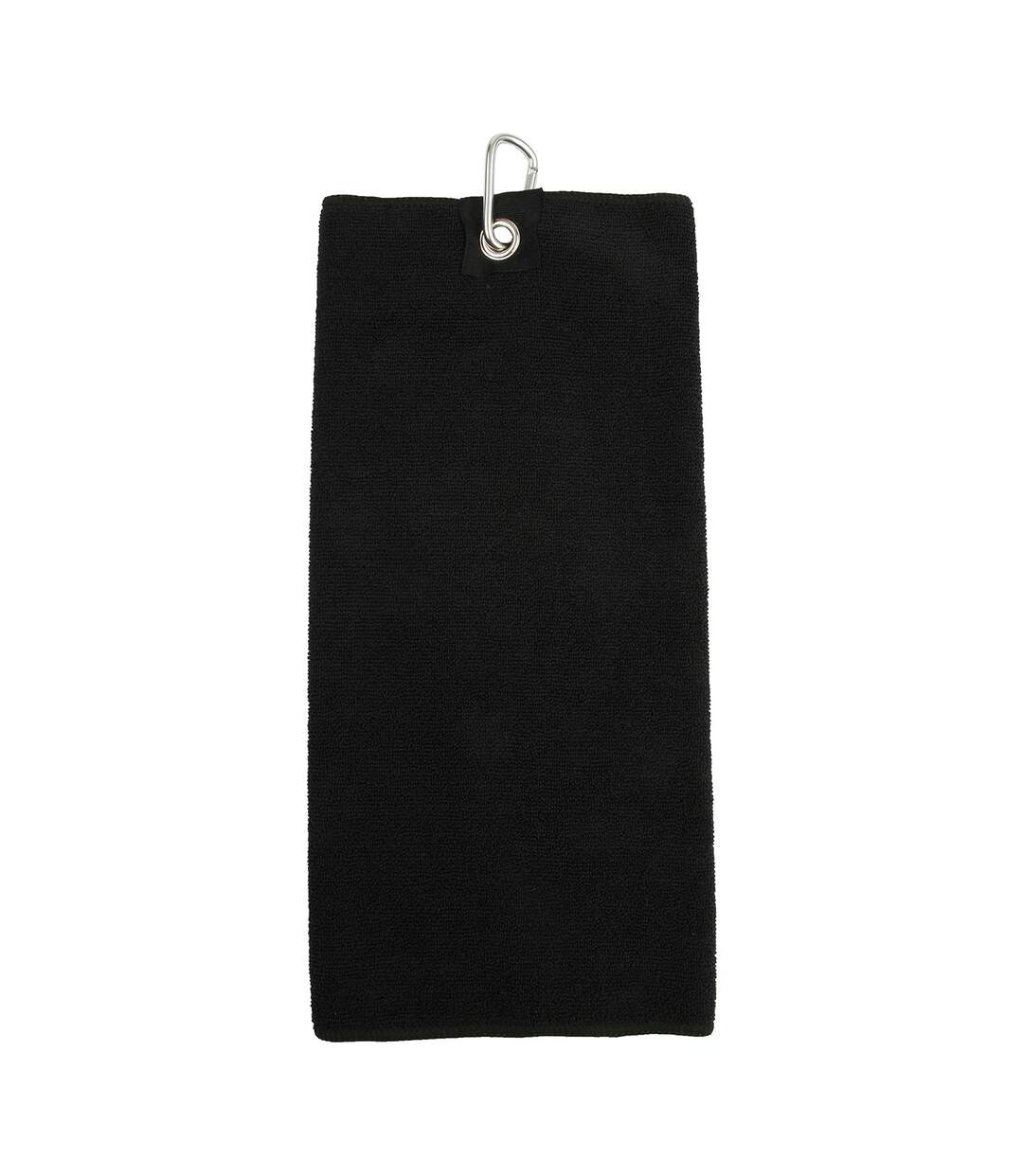 Serviette de golf taille unique noir Towel City-1