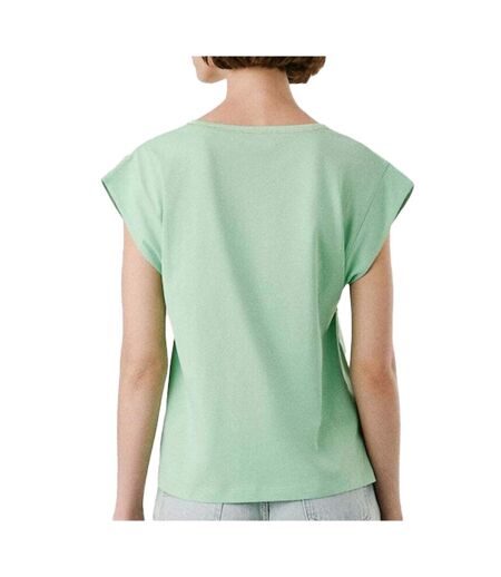 T-shirt vert femme pepe jeans anabelle - l