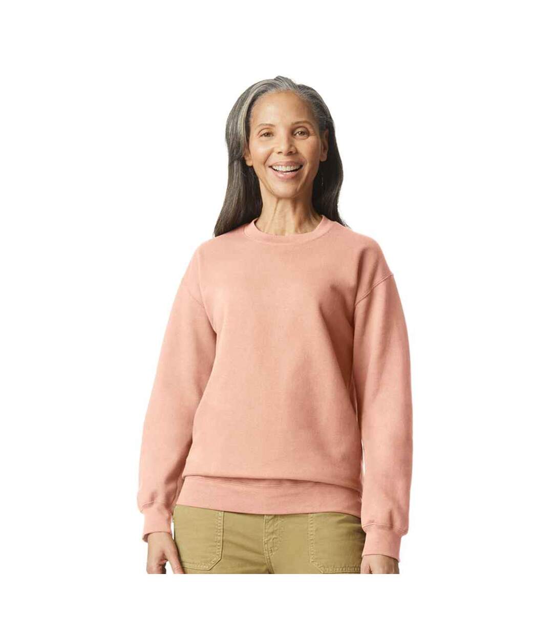 Sweat Softstyle Adulte Vieux Rose Gildan-1