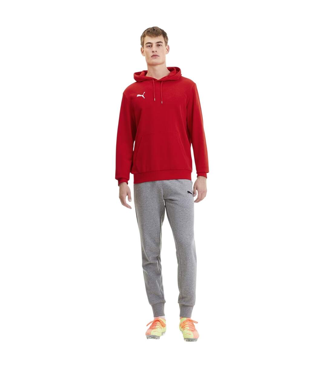 Unisex Adult Teamgoal 23 Casual Hoodie Red Puma-4