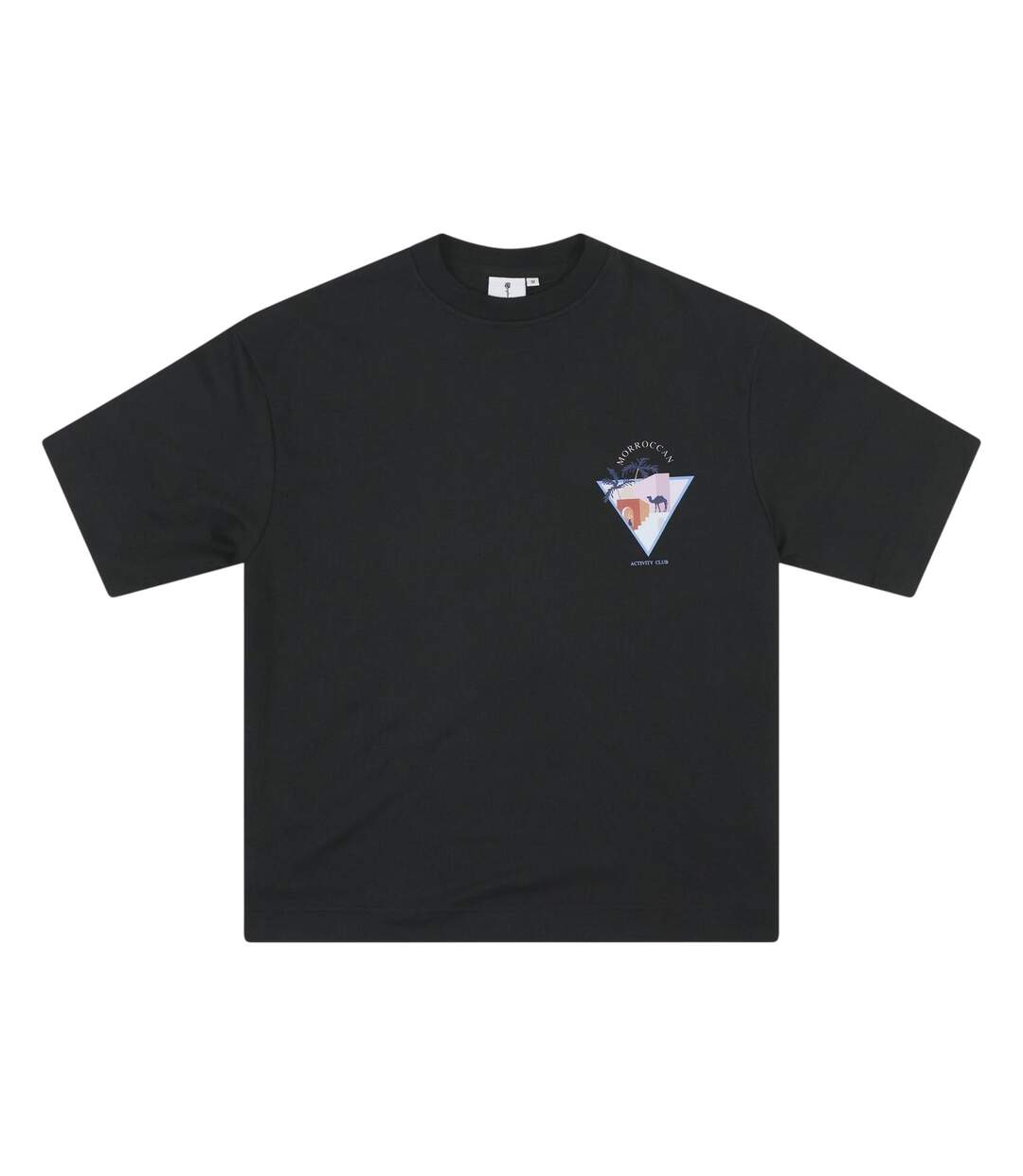 Mens Morroccan Activity T-shirt Black London-1