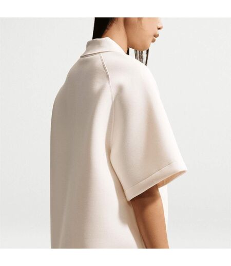 Polo Manches Courtes Femme Blanc Cassé Nike