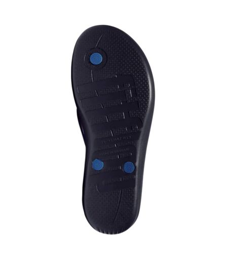 Mens Ergonomic Flip Flops Blue Fit Flop