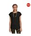 T-shirts Femme Noir Urban Classics-1