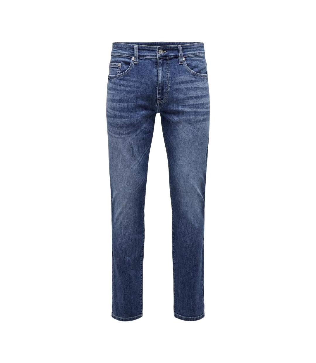 Jean bleu clair homme only & sons loom slim-3