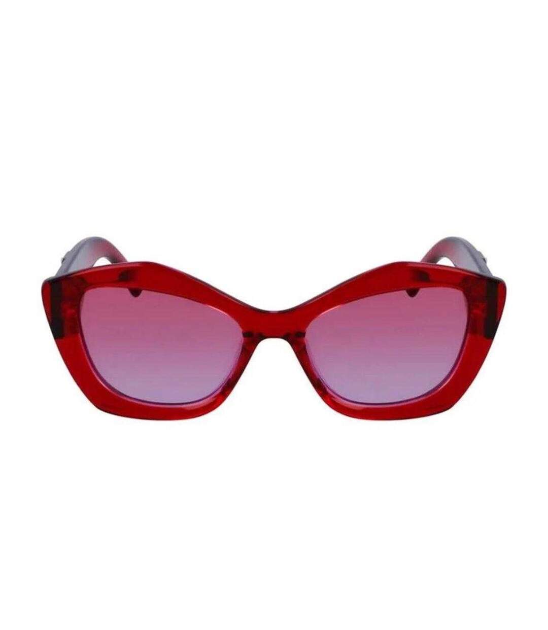 Lunettes De Soleil Motif/style Dégradé Femme Taille Unique Bordeaux Karl Lagerfeld-1