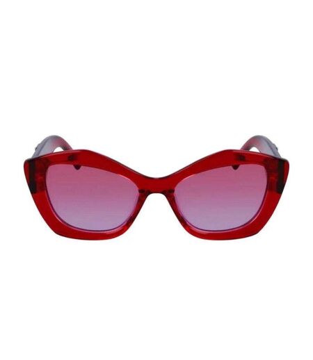 Lunettes De Soleil Motif/style Dégradé Femme Taille Unique Bordeaux Karl Lagerfeld