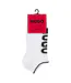 Lot De 3  Socquettes Homme Blanc Hugo-2