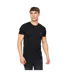 Mens Carritore T-shirt Black Crosshatch-2