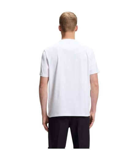 T-shirt Motif/style Géométrique Homme Blanc Boss