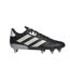 Mens Kakari Elite Reinforced Toe Soft Ground Rugby Boots Black Silver Adidas-1