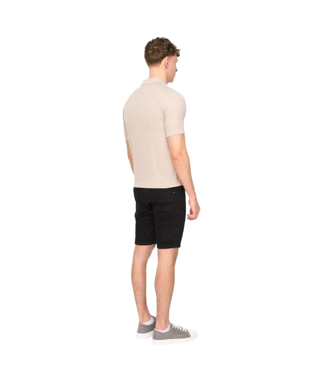 Polo Morwin Homme Beige Gris Duck And Cover-3