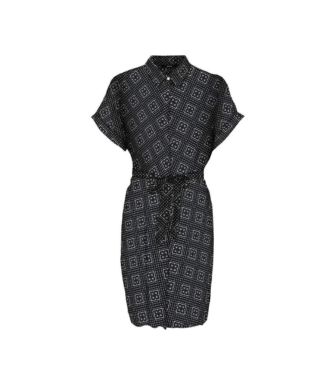 Robe noir femme vero moda easy joy 10302043-2
