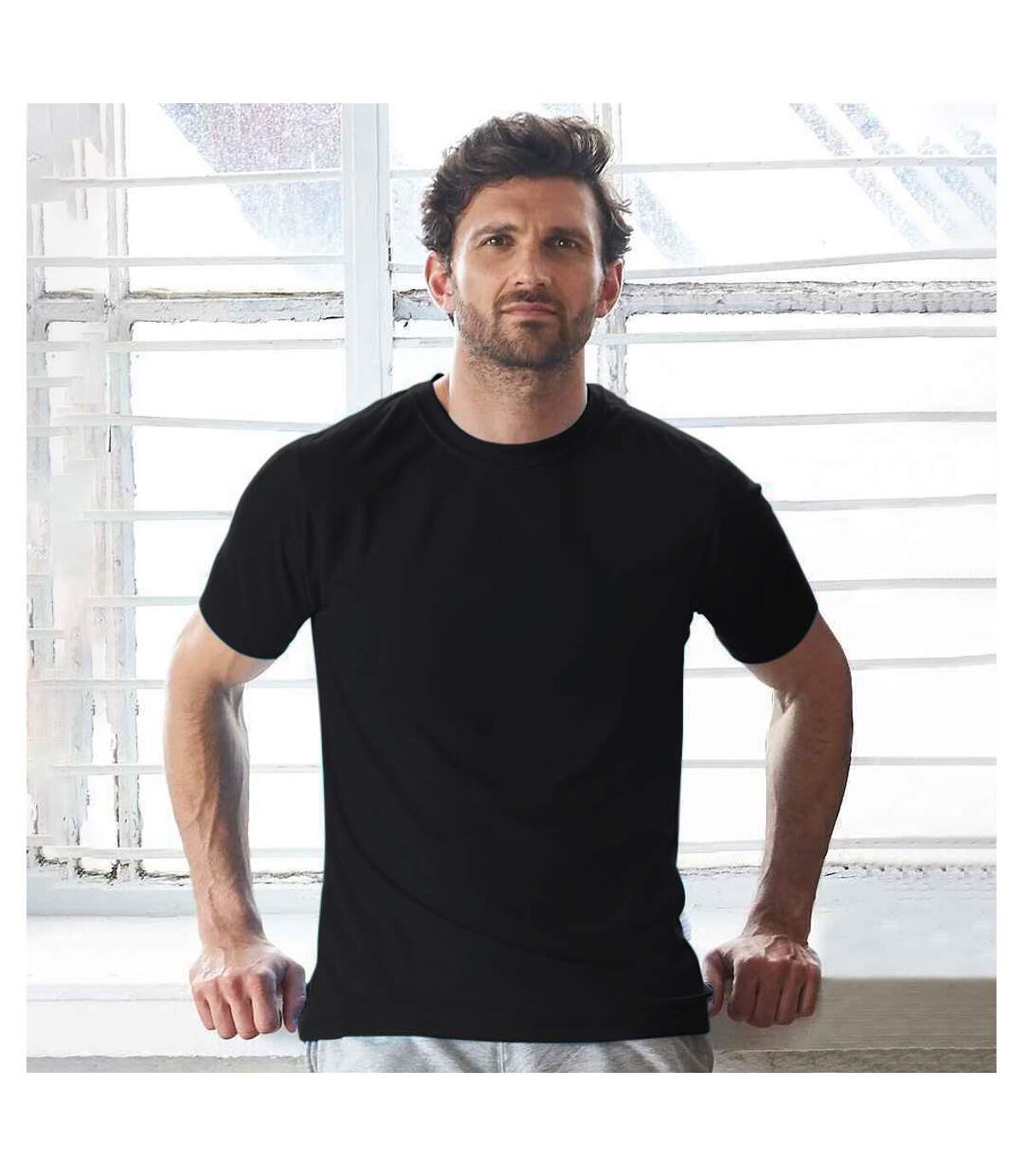 AWDis Cool T-shirt unisexe recyclé pour adultes (Noir de jais) - UTPC4718