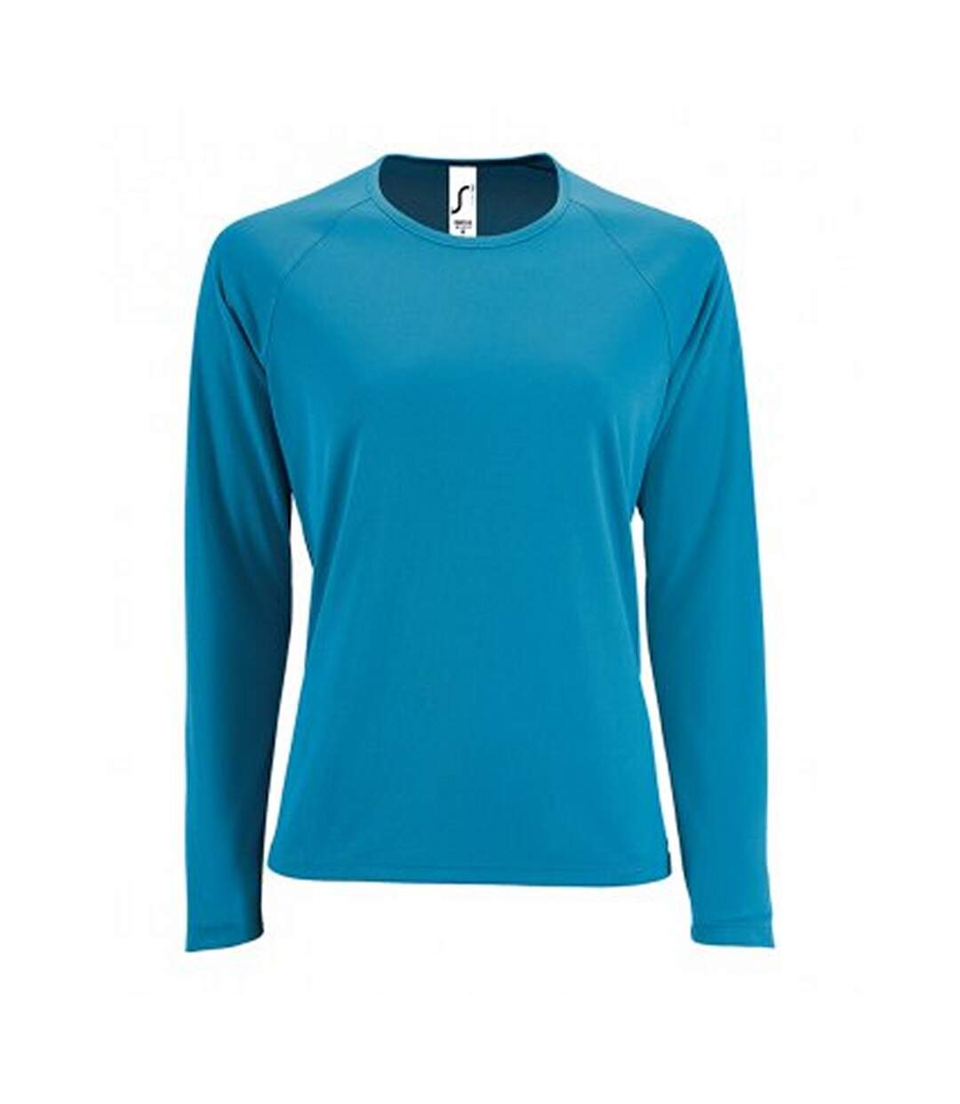 SOLS Womens/Ladies Sporty Long Sleeve Performance T-Shirt (Aqua) - UTPC3131