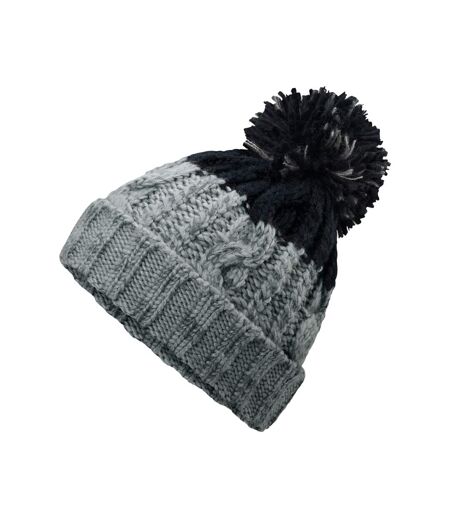 Apres Beanie Light Grey Black Beechfield