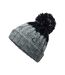 Apres Beanie Light Grey Black Beechfield-2