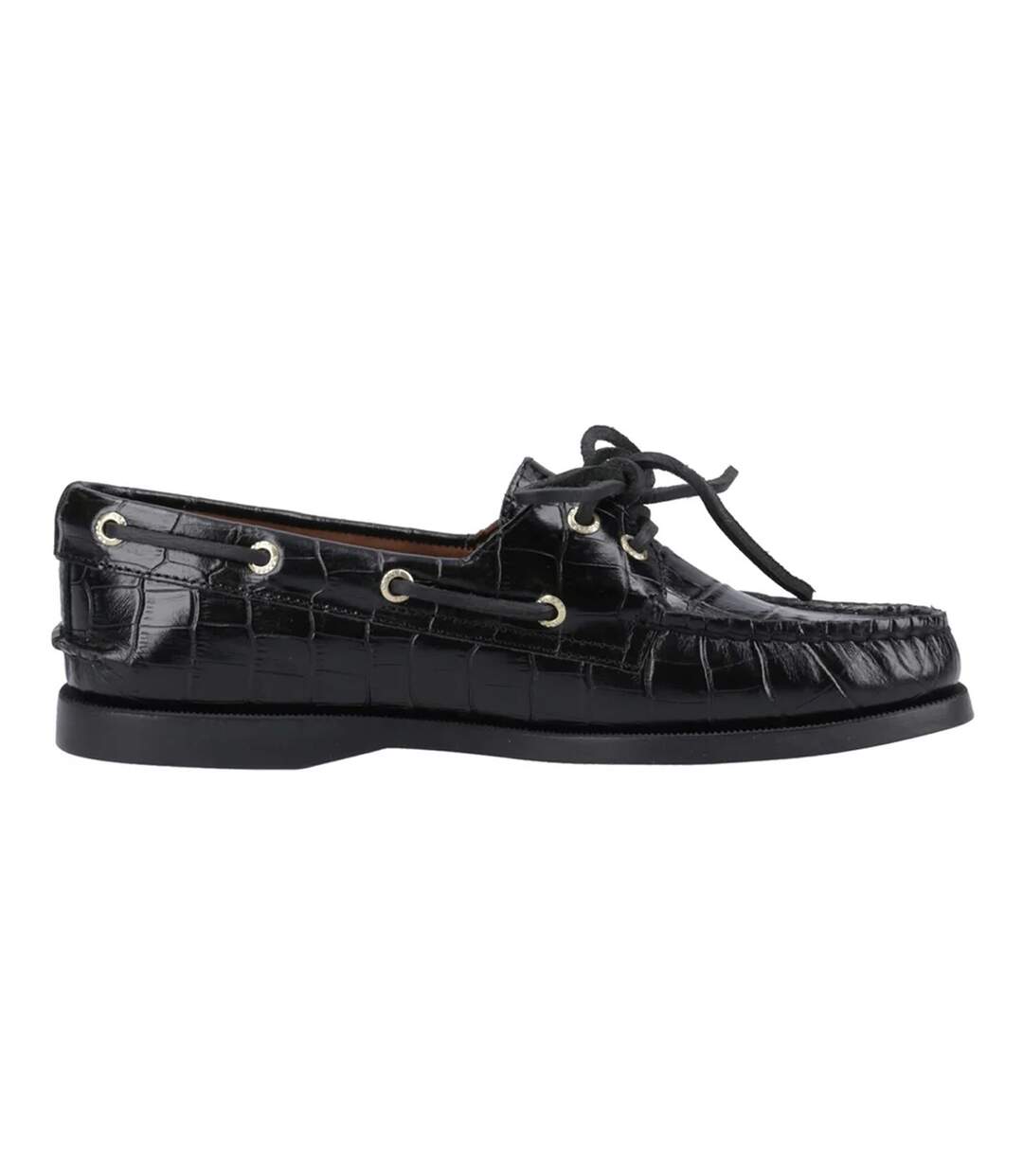 Chaussures Bateau Authentic Femme Noir Sperry-4