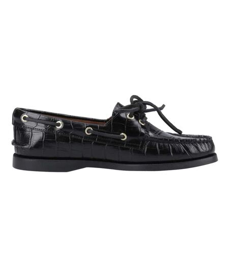 Chaussures Bateau Authentic Femme Noir Sperry