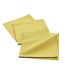 Lot de 3 Serviettes de Table Initia 40x40cm Jaune-1