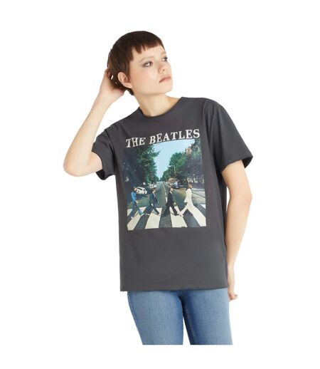 T-shirt abbey road adulte charbon Amplified