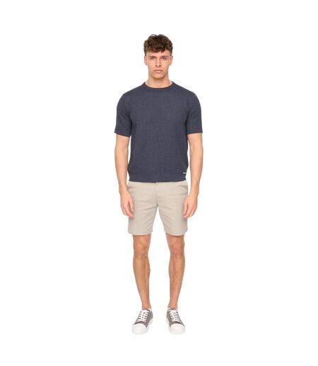 Mens Everett Chino Shorts Light Grey Duck And Cover