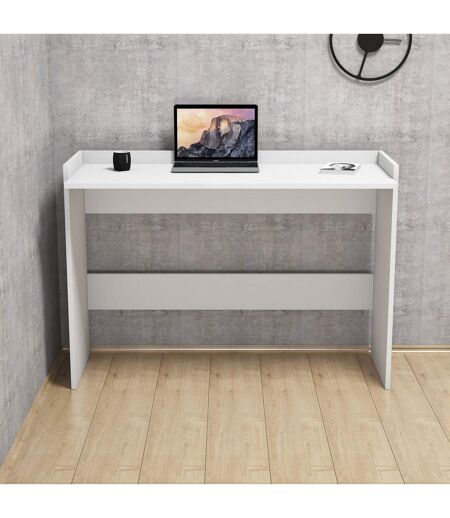 Bureau design simple L.120 cm - Blanc