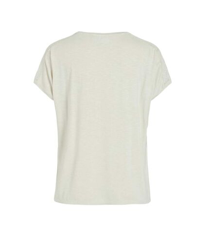 Top Beige Femme Vila Vipapsi - M