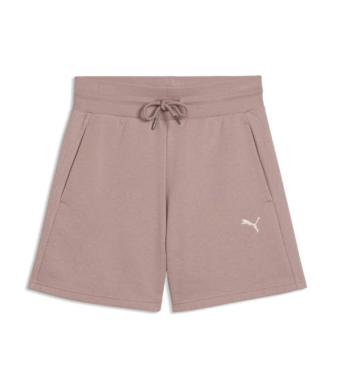 Short de survêtement rose taupe femme puma class-1