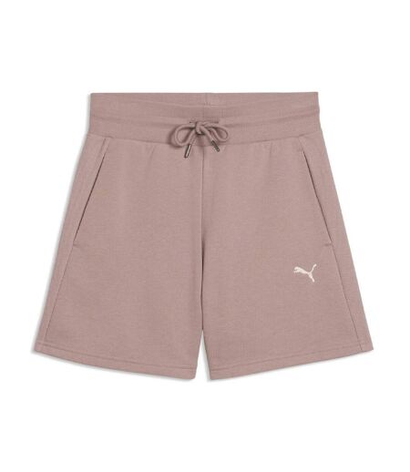 Short de survêtement rose taupe femme puma class