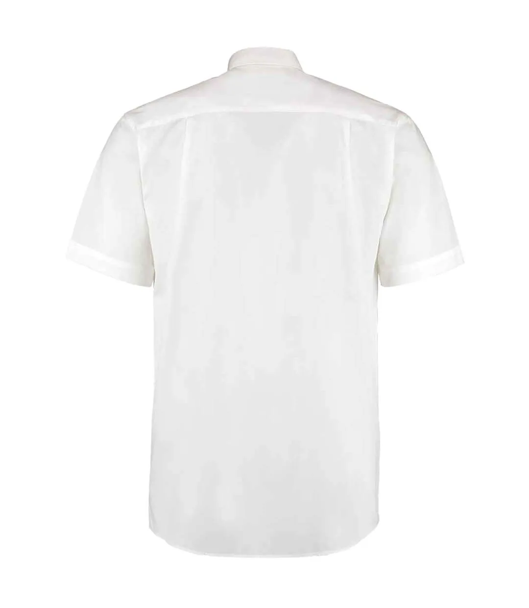 Chemise Manches Courtes Workforce Homme Blanc Kustom Kit-2