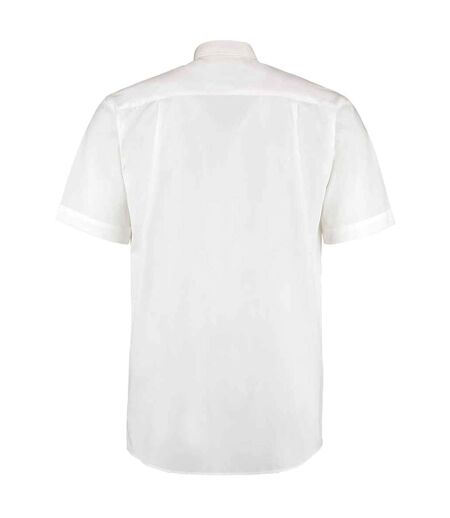 Chemise Manches Courtes Workforce Homme Blanc Kustom Kit