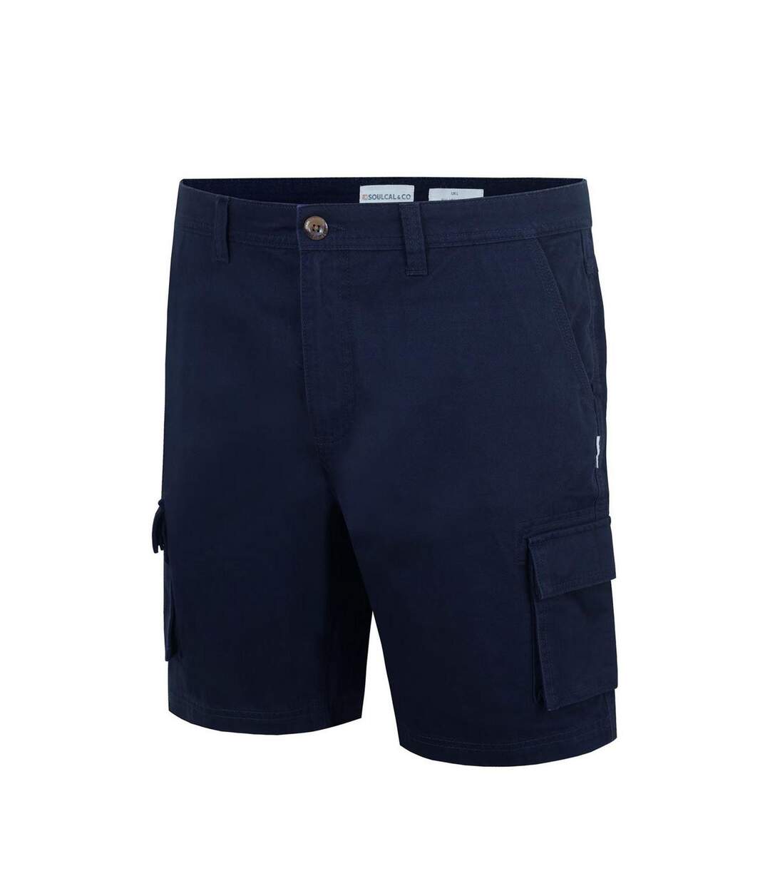Short À Poches Motif/style Uni Homme Bleu Marine SoulCal-3
