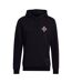 Mens Cotton Blend Drawstring Hoodie Black Five Ten-2