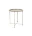 Table d'Appoint en Métal Sienna 50cm Beige-1