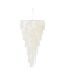 Suspension Déco en Capiz Betsy 150cm Blanc-1