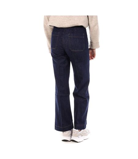Jean bleu brut femme oraije ankle wide victorine