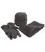Ensemble Bonnet, Gants Et Tour De Cou Polaires Homme M Gris Foncé Result-2