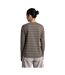 Womens/ladies Akona Striped Nosilife Long-sleeved T-shirt Wild Olive Craghoppers-3