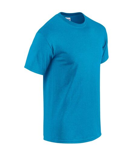 Gildan Mens Heather Heavy T-Shirt (Sapphire Blue Heather) - UTPC6288