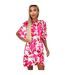 Womens/ladies Mini Dress Pink Print AX Paris-4