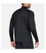 Mens 2.0 Half Zip Technical Top Black Charcoal Grey Under Armour-4