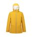 Regatta Womens/Ladies Bergonia II Hooded Waterproof Jacket (Mustard Seed) - UTRG5432