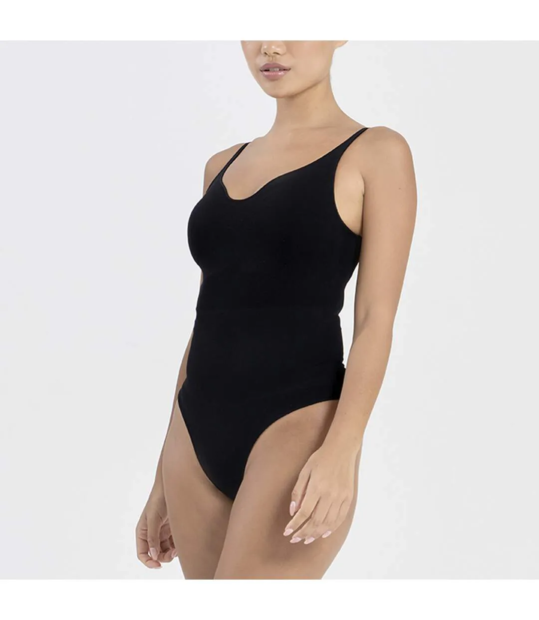 Ladies Essentials Sweetheart Bodysuit Sculpting Recycled Stretch Fit-5