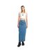 Jupe Longue Motif/style Charpentier Femme Bleu The Ragged Priest-4