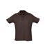 Polo Summer Homme Chocolat SOLS-1