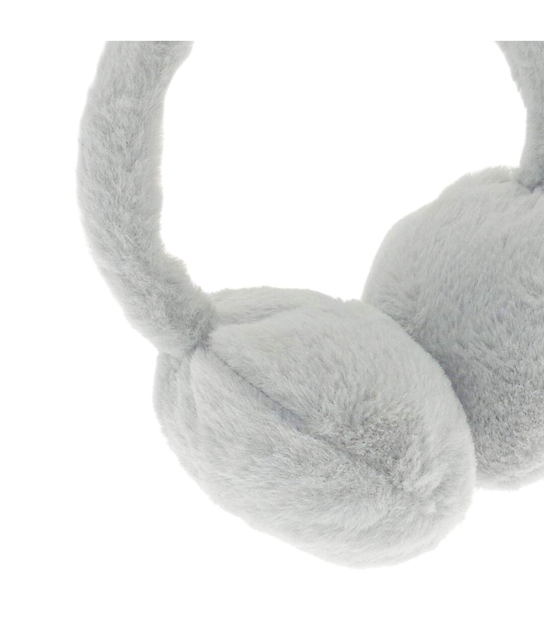 Couvre-oreilles taille unique gris Ribbon